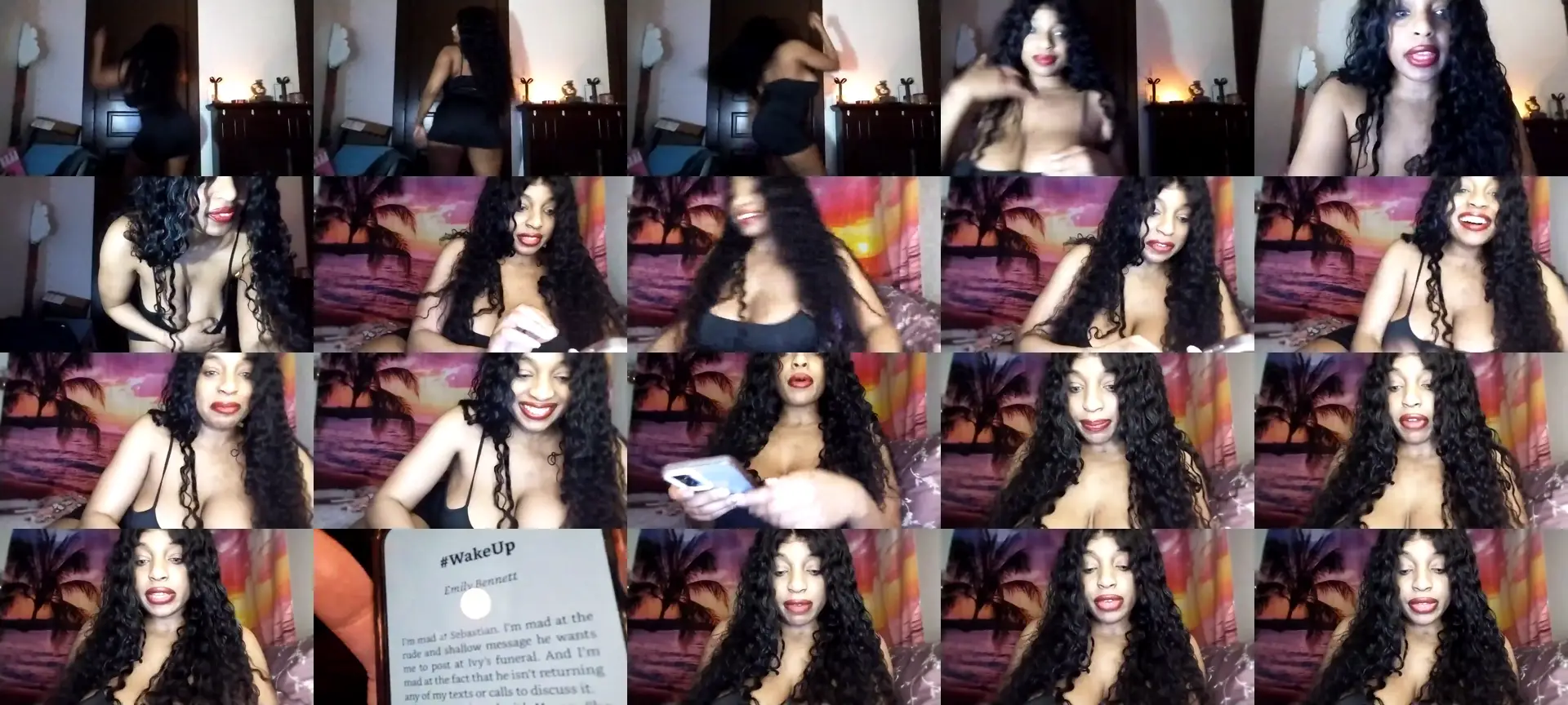 PrincessDeena photo contact sheet