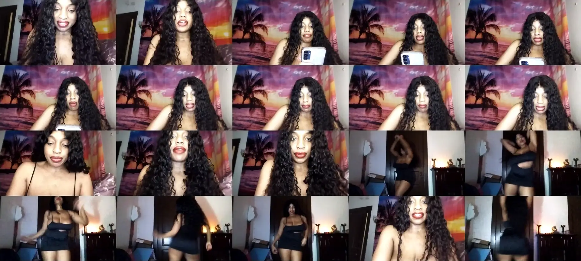 PrincessDeena photo contact sheet