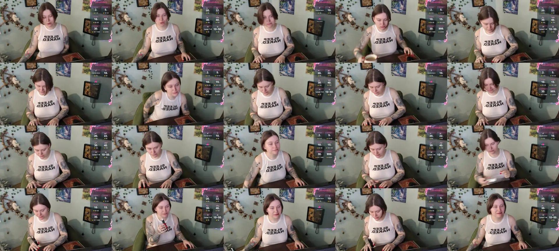 QueenSamm photo contact sheet