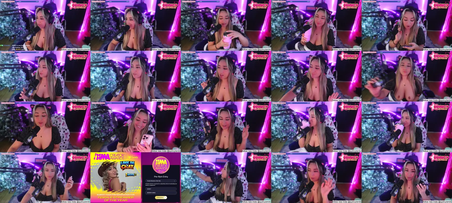 QUINCY photo contact sheet