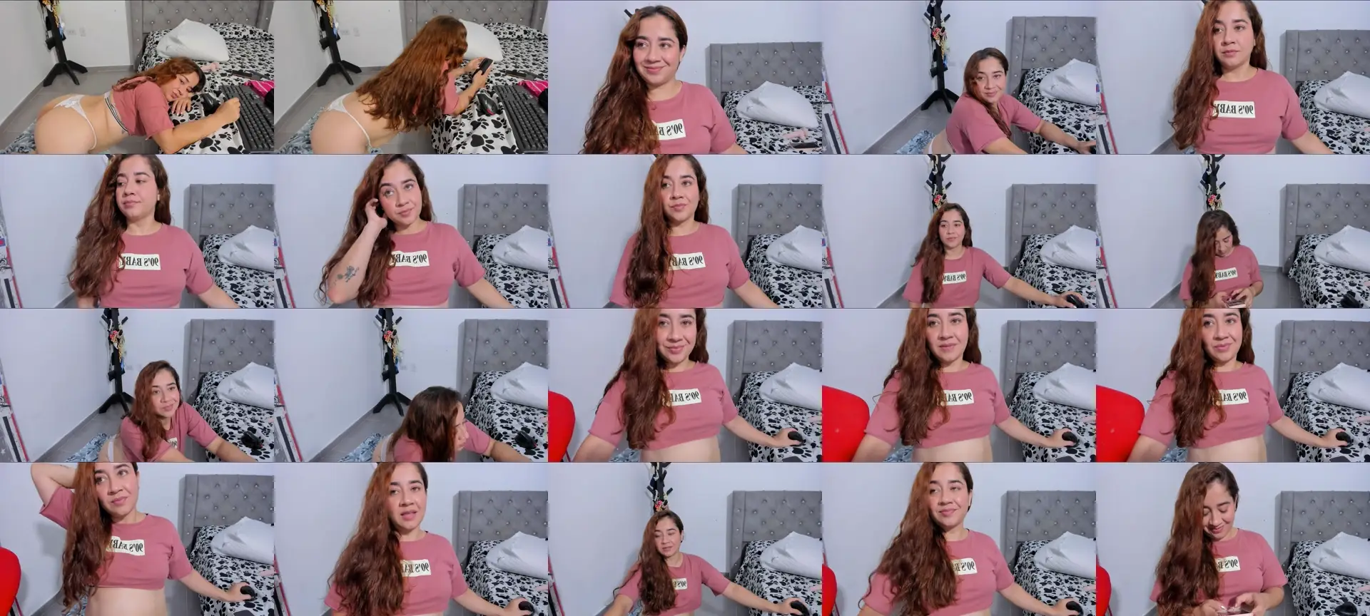 Redhotvelvet photo contact sheet