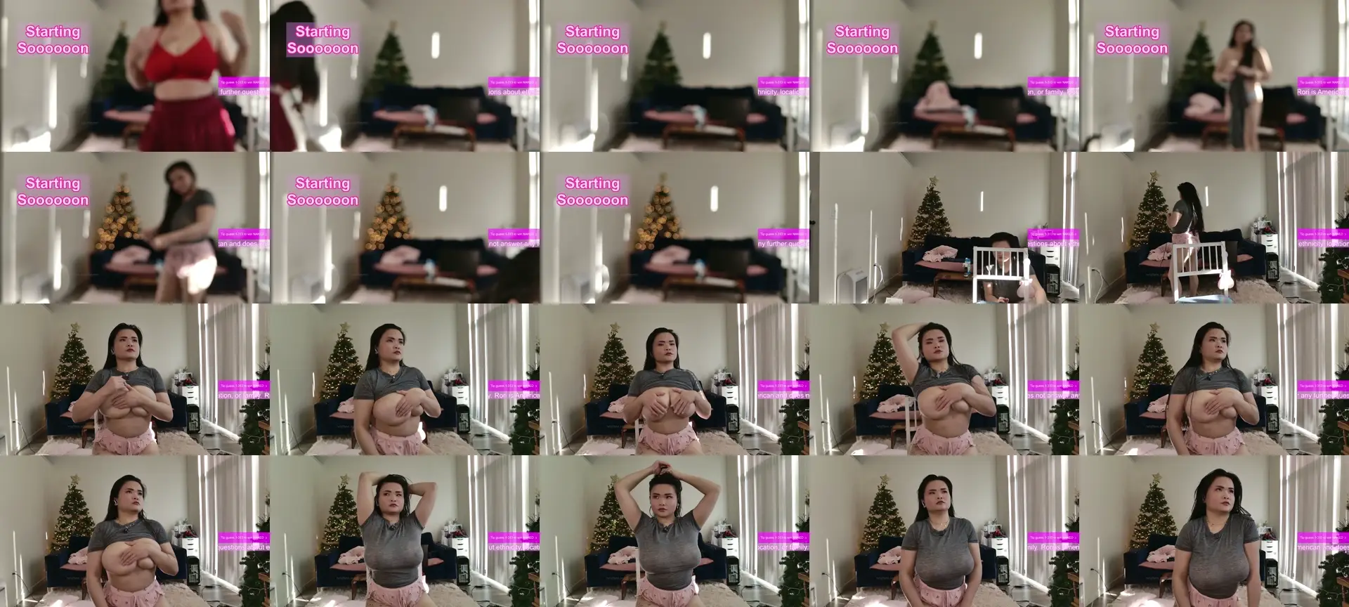 Roriverse photo contact sheet