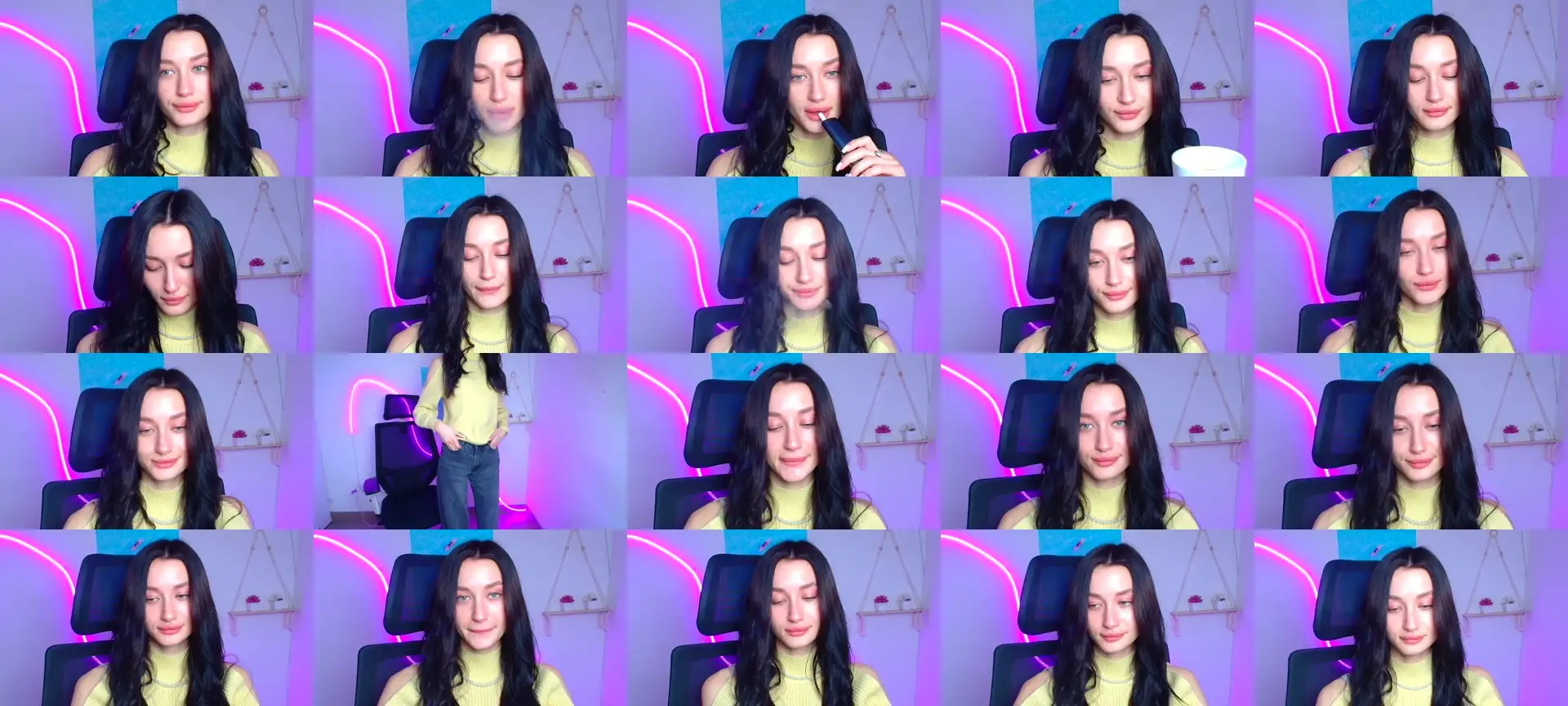 RunaDiva photo contact sheet