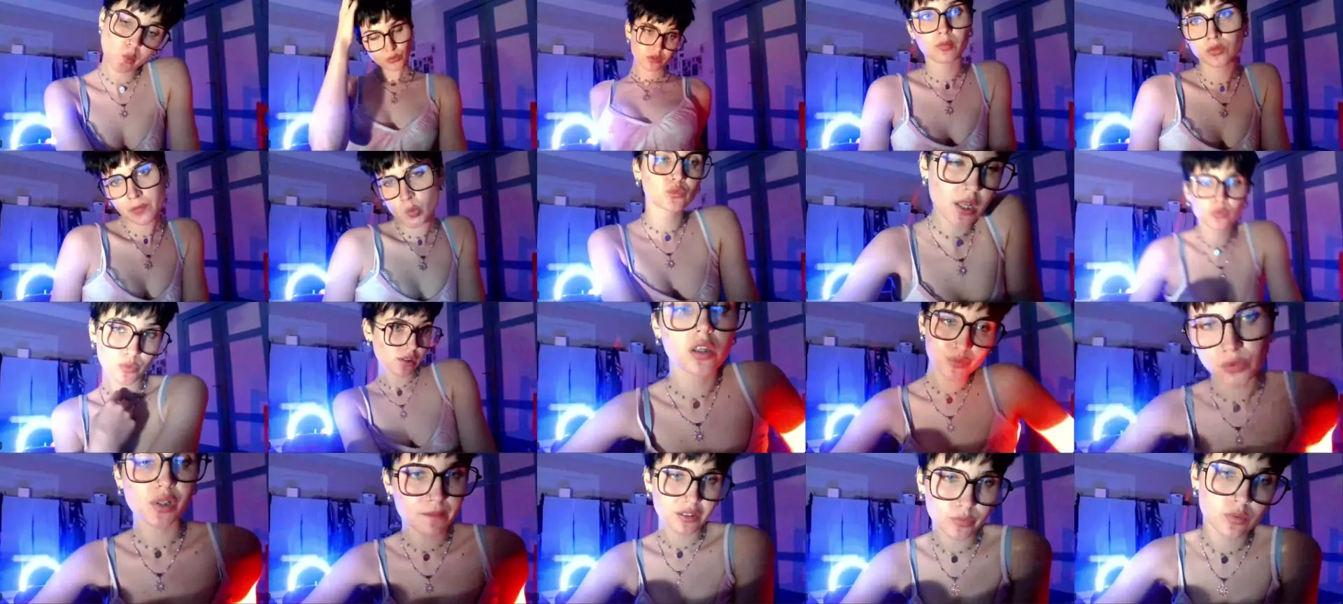 SarahPassionX photo contact sheet