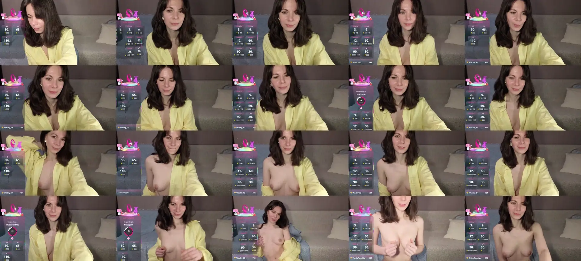 SexPin photo contact sheet