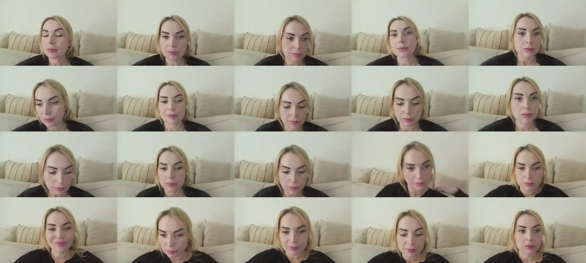 SinfulMaya photo contact sheet