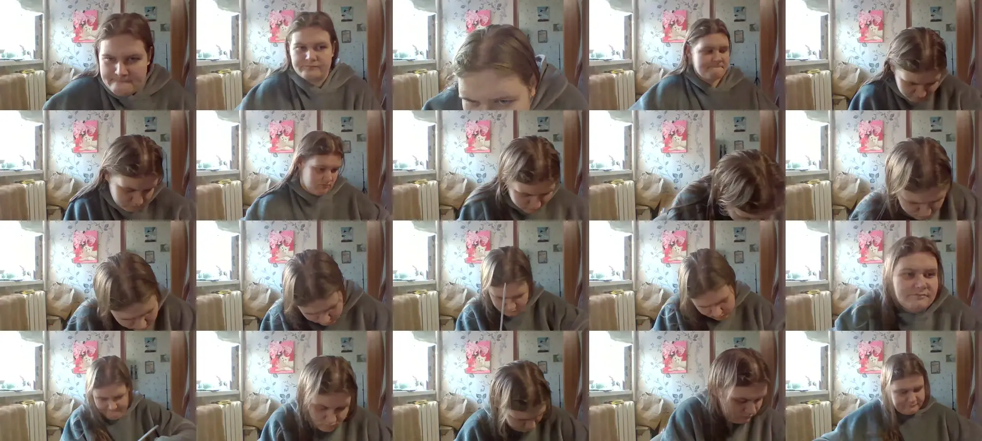 SophieCaro photo contact sheet