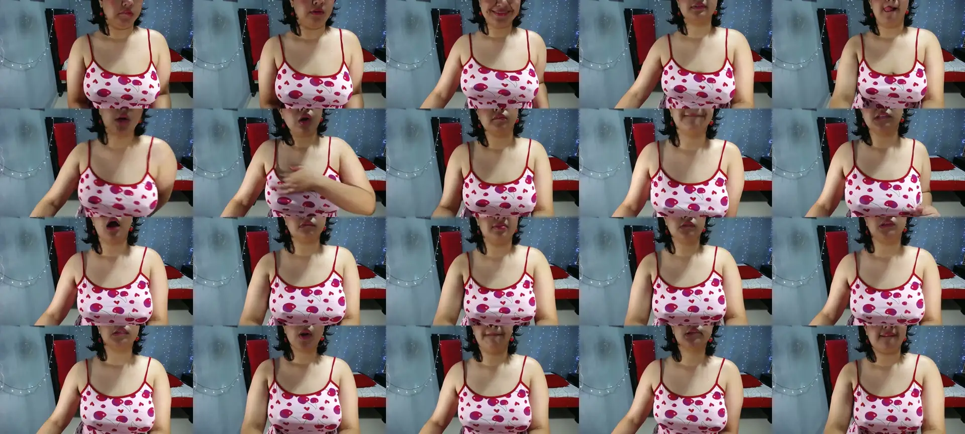 Sweettei photo contact sheet