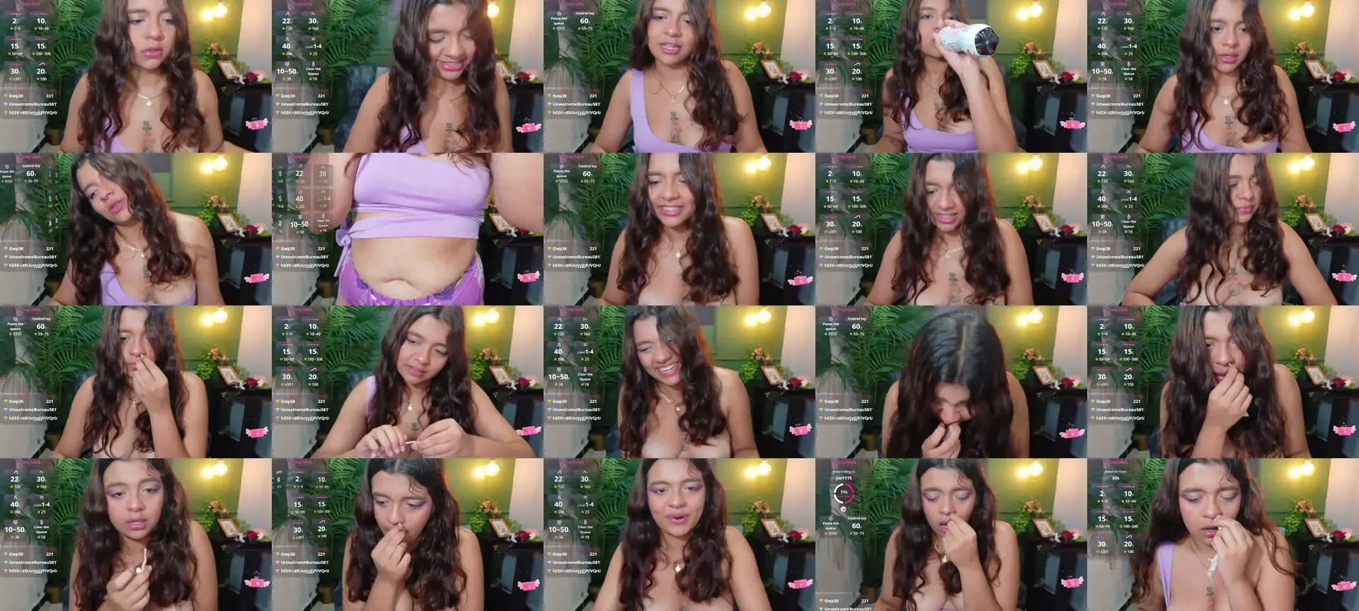 Sweety_smilee photo contact sheet