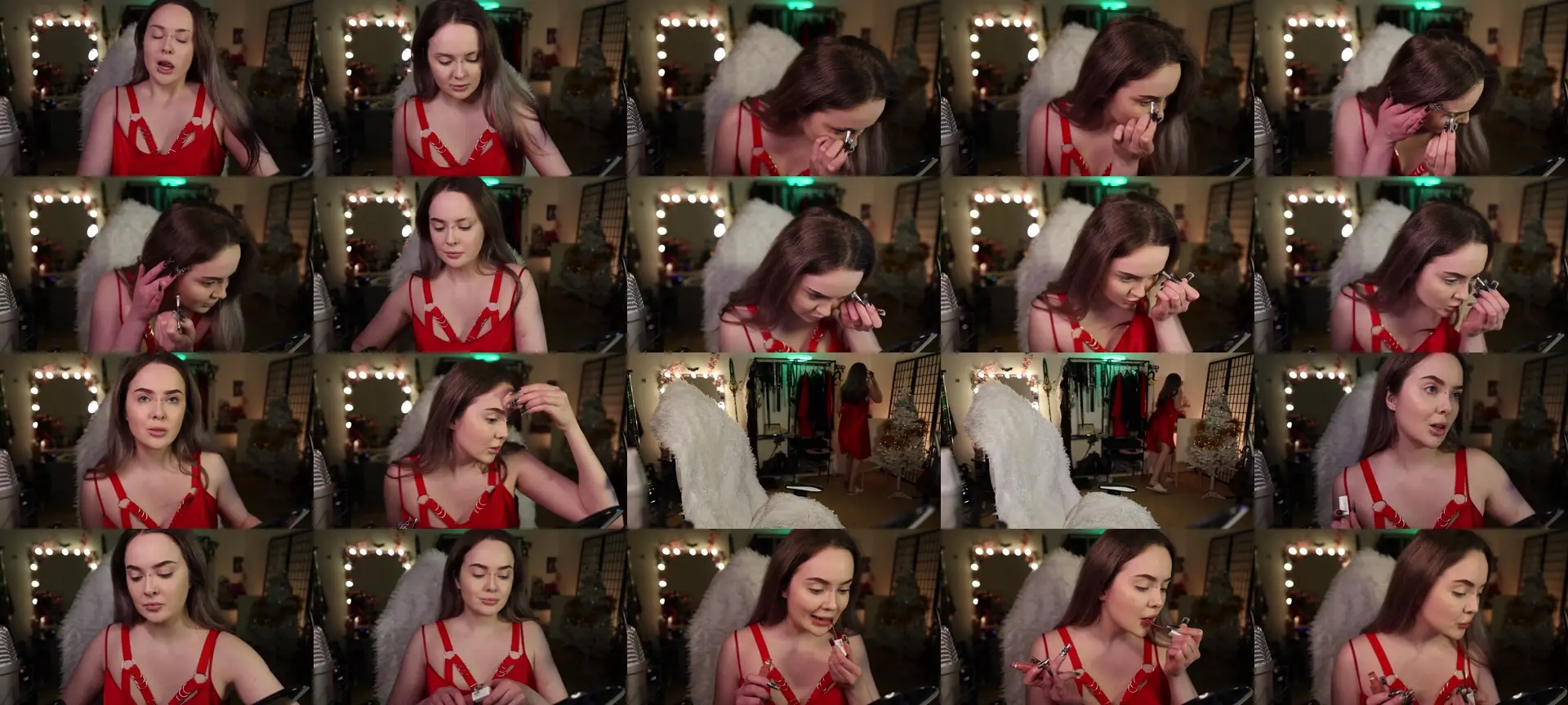 Truedarkqueen photo contact sheet