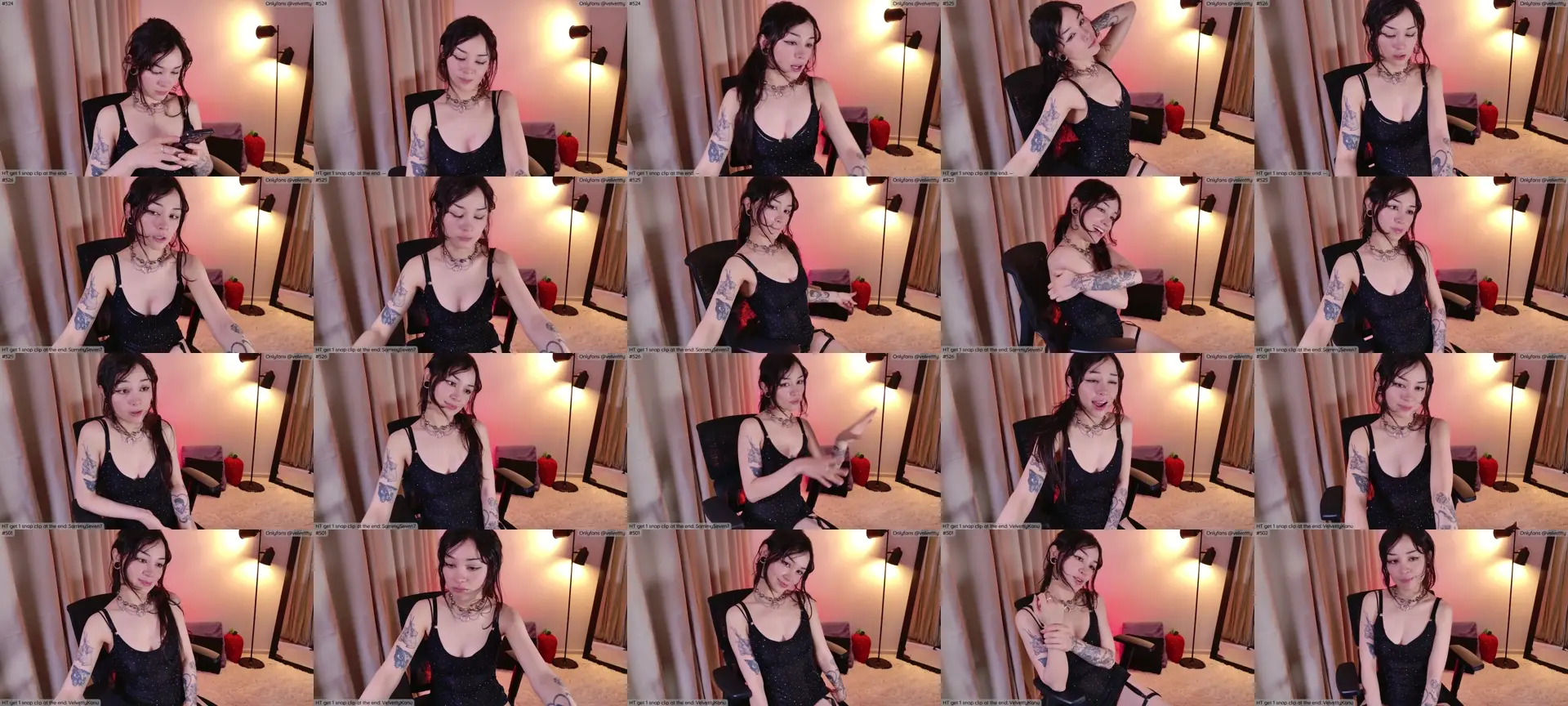 Velvetty photo contact sheet