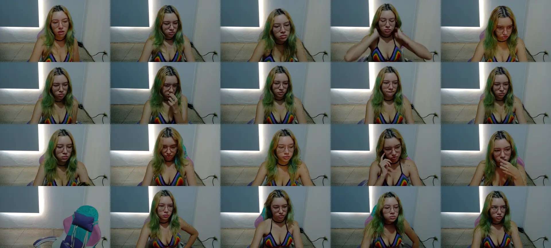 WandaDoll photo contact sheet