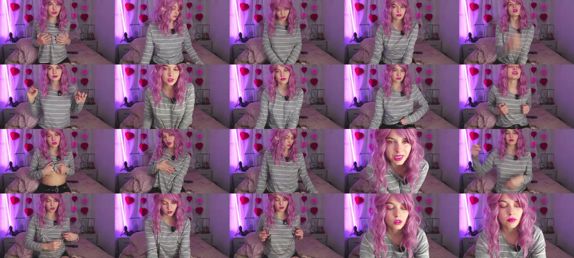 AngelikaRouge photo contact sheet