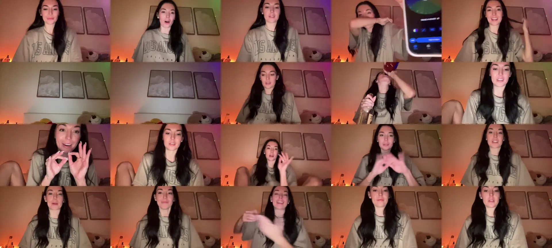 badgalsisi photo contact sheet