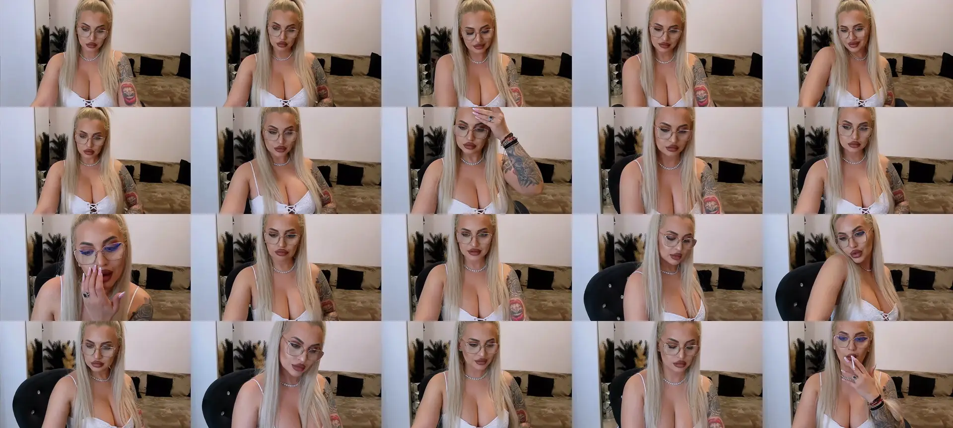 Blonde_kitty_ photo contact sheet