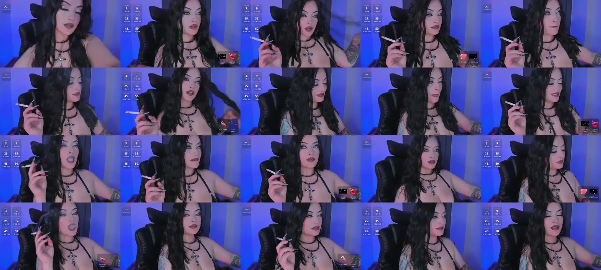 Blondie_ivy photo contact sheet