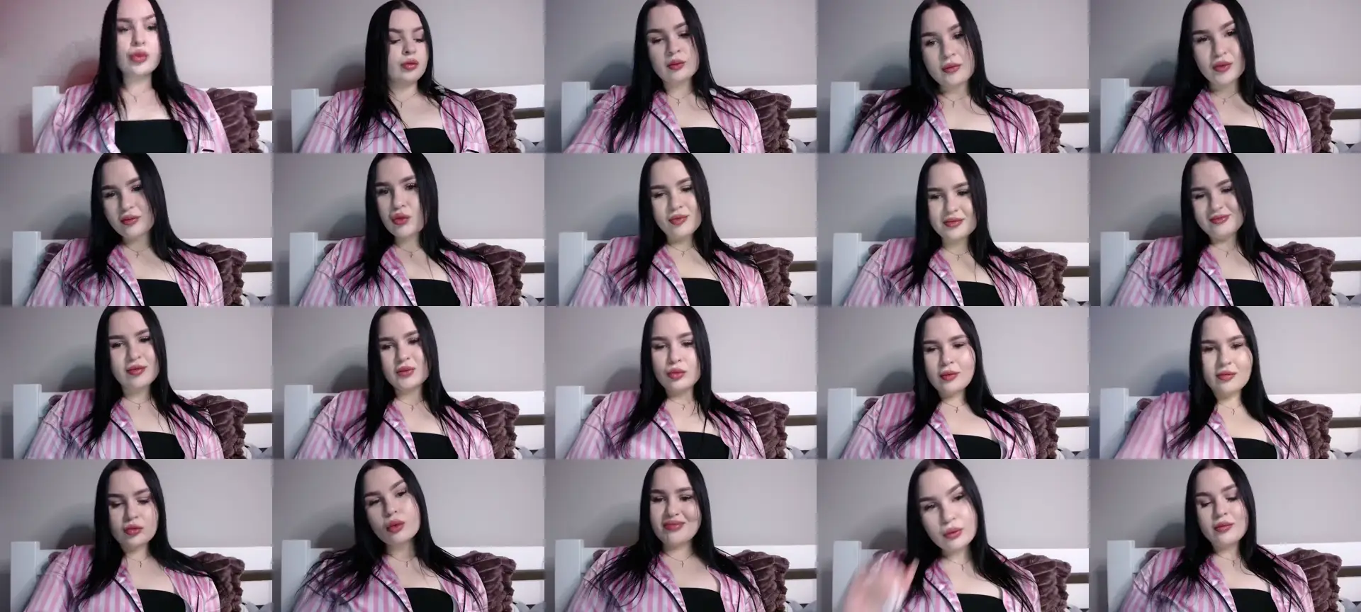 BrunettLady photo contact sheet