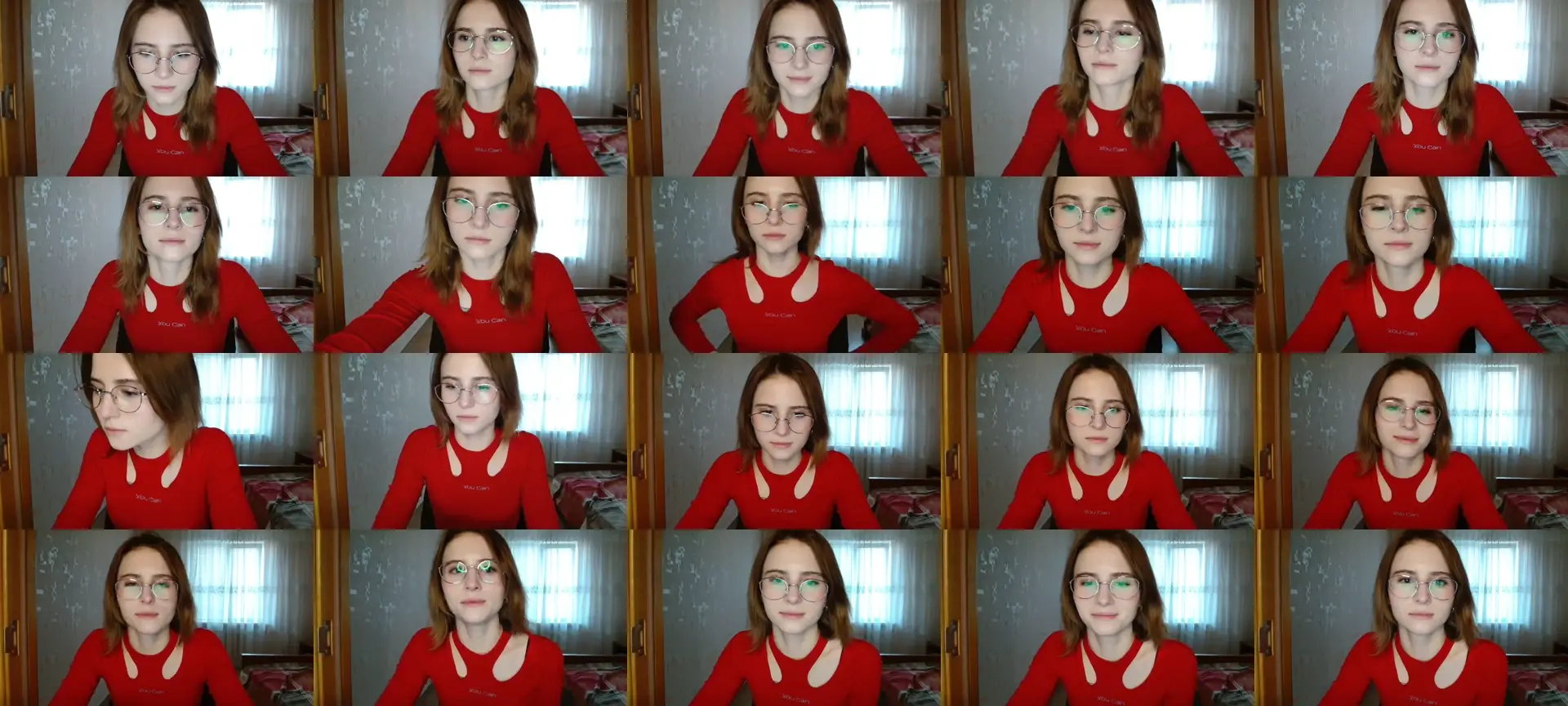 BunniXoX photo contact sheet