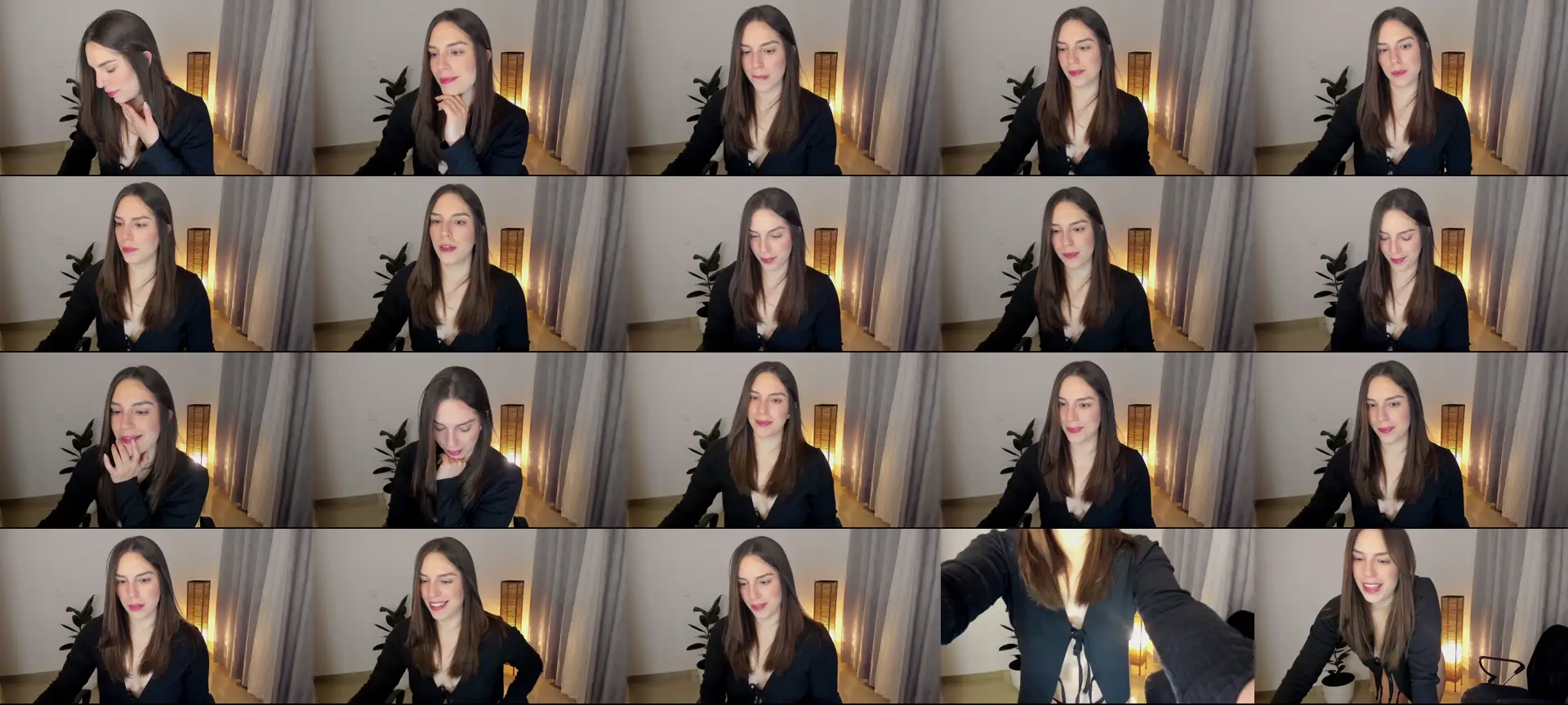 BunnyNoire photo contact sheet