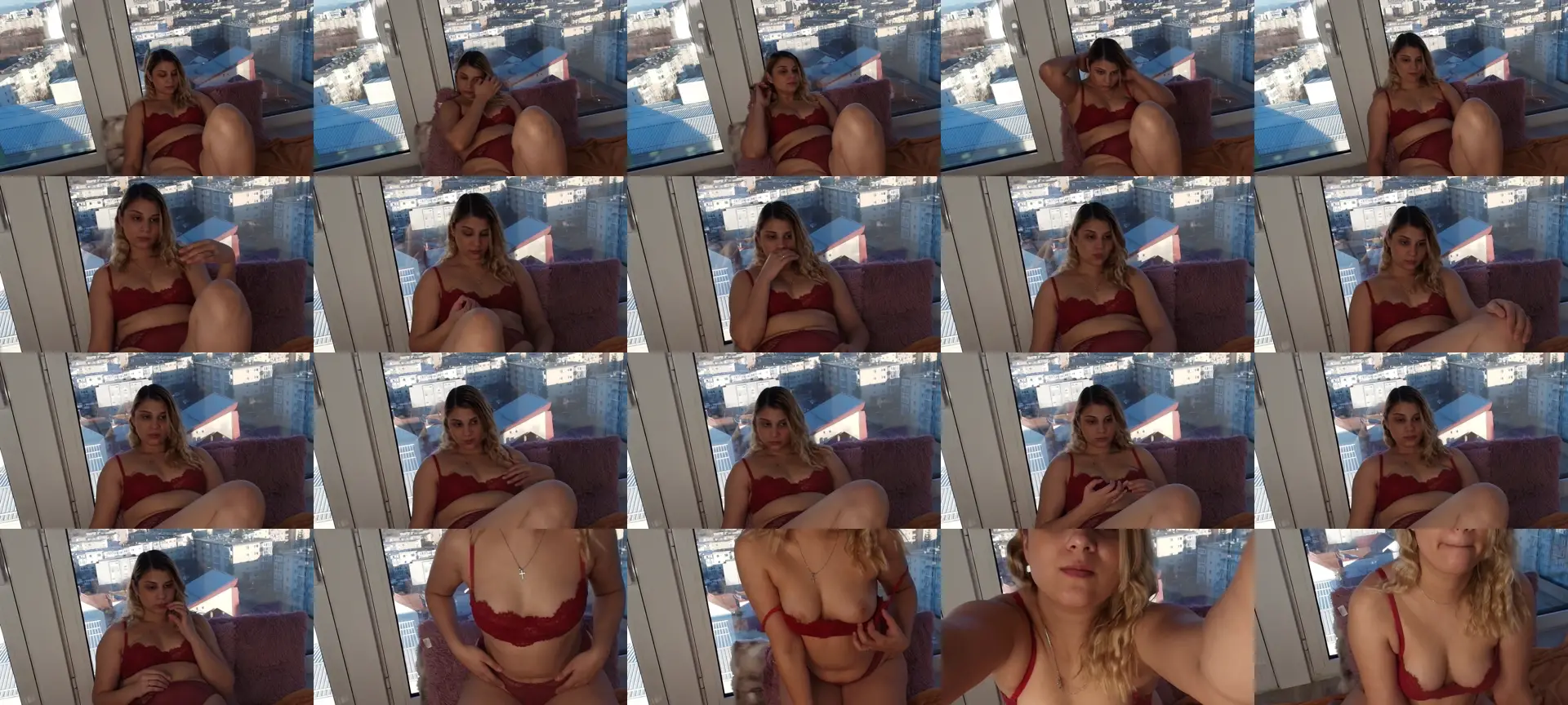 CarlaBelle photo contact sheet