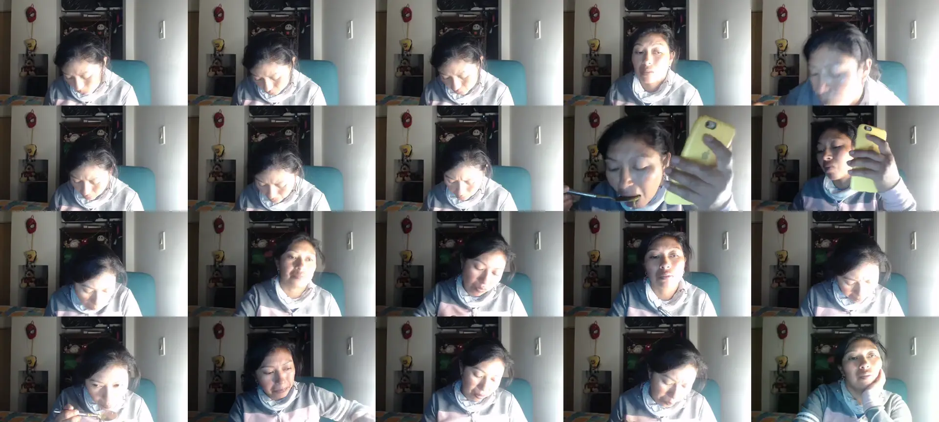 CHILENITAHOT photo contact sheet