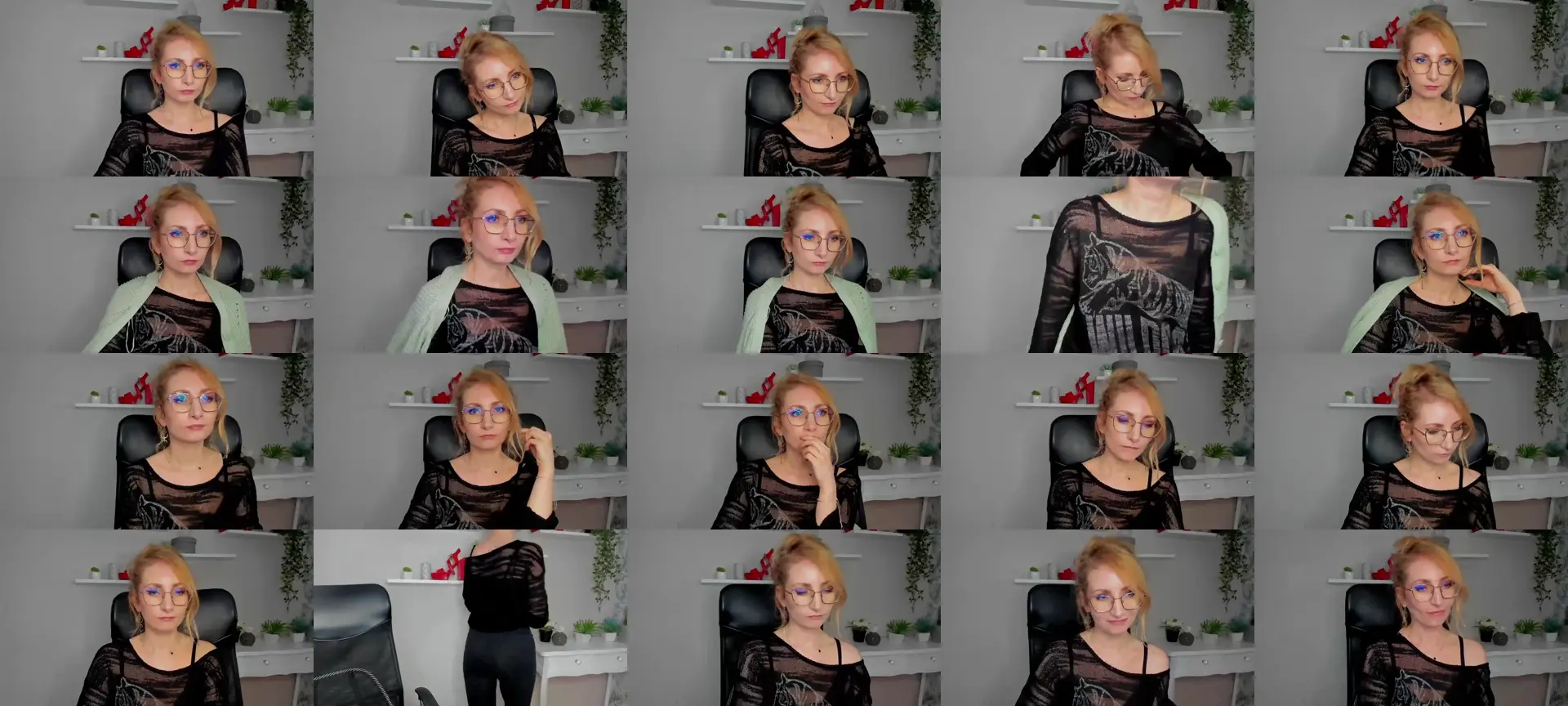 Cinderellaxo photo contact sheet