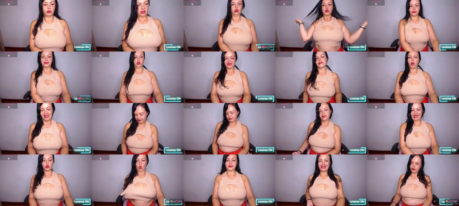 ClaraHotMilf photo contact sheet