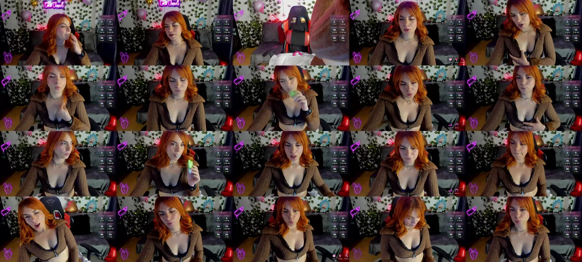 Cocochanell photo contact sheet