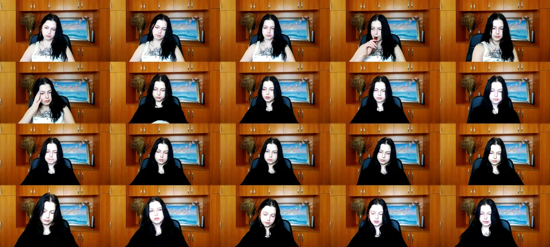 CrazyCherry photo contact sheet