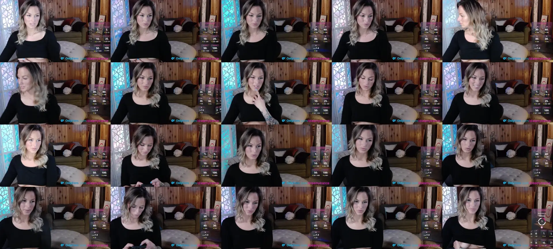 DreamyTrance photo contact sheet