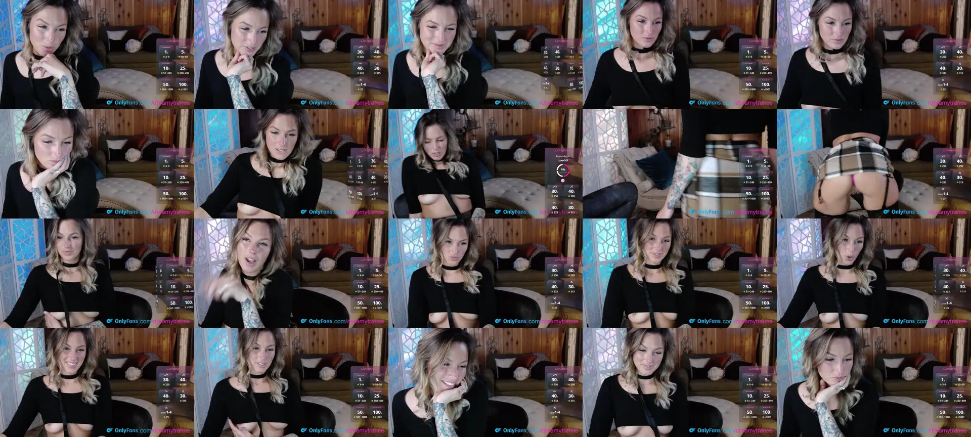 DreamyTrance photo contact sheet