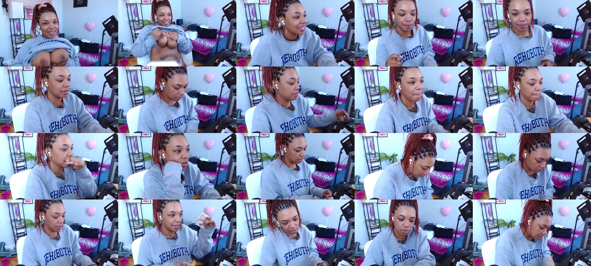 Emotits photo contact sheet