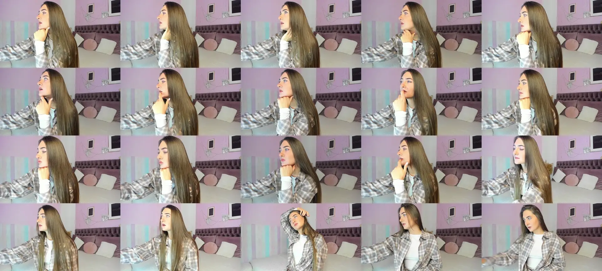 Evalaniss photo contact sheet