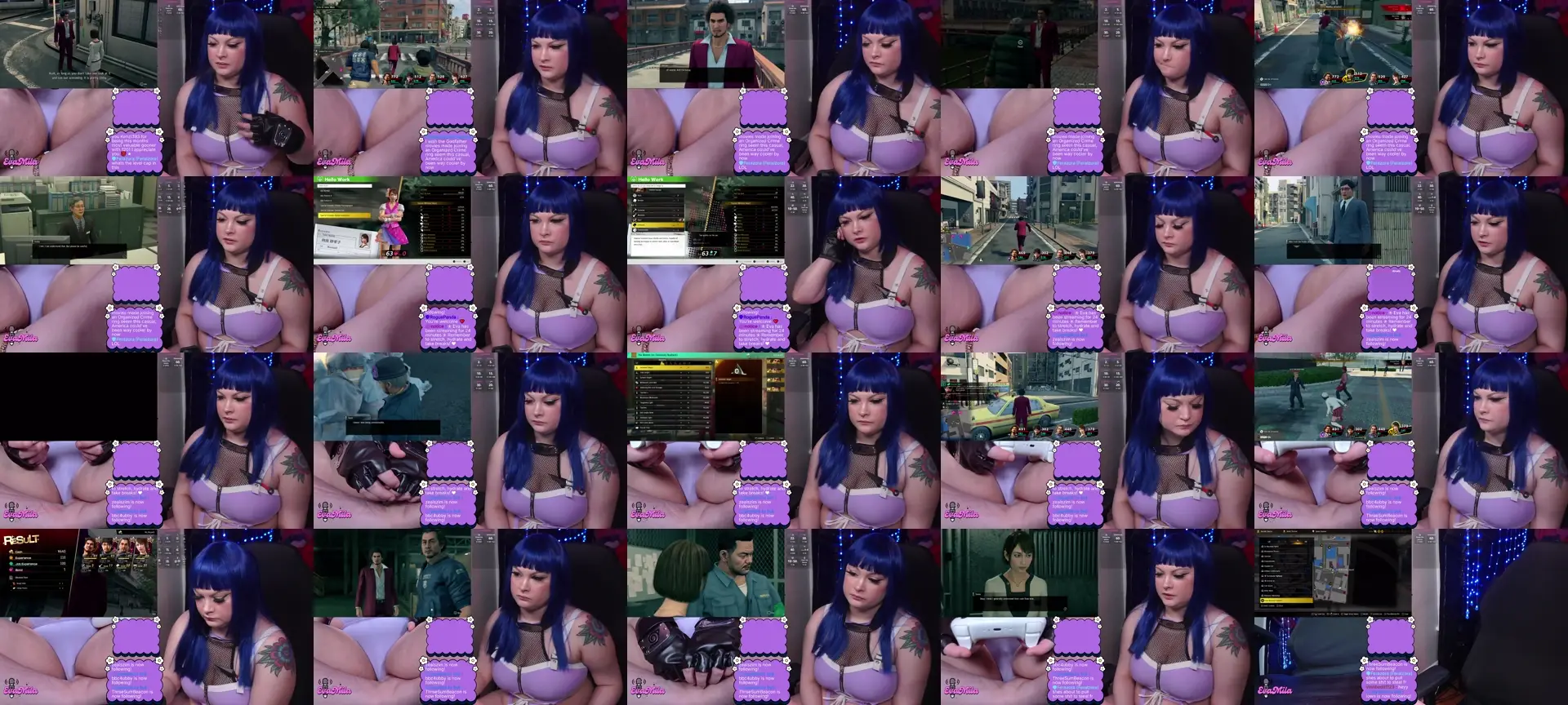 Evamilaa photo contact sheet