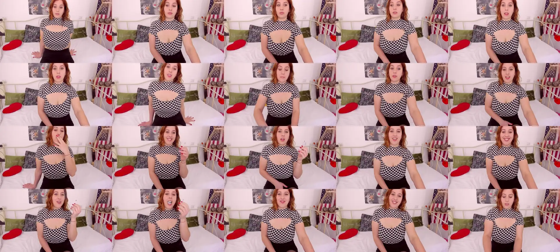 FancyWetGirl photo contact sheet