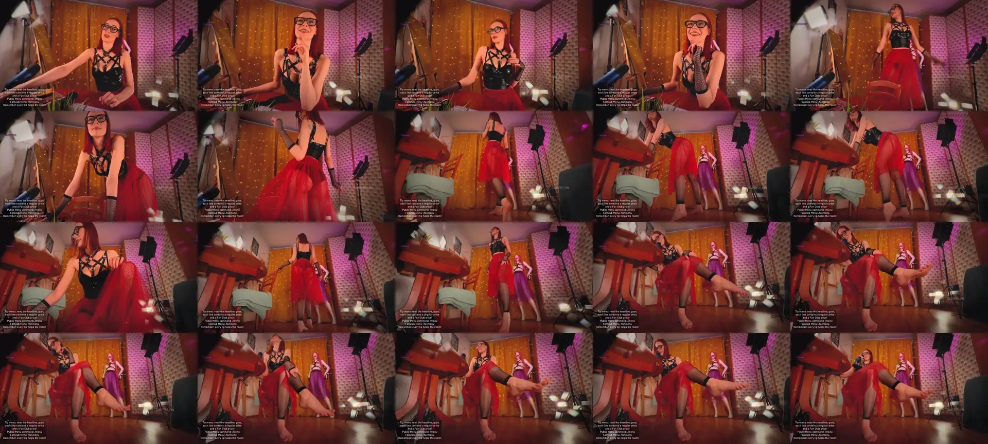 Giantess_Eva photo contact sheet