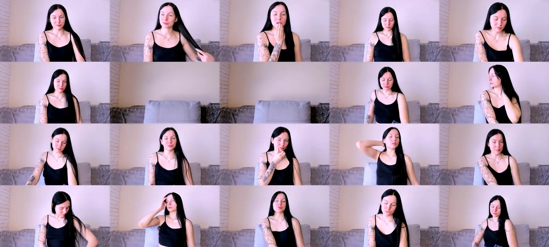 HoneyElle photo contact sheet