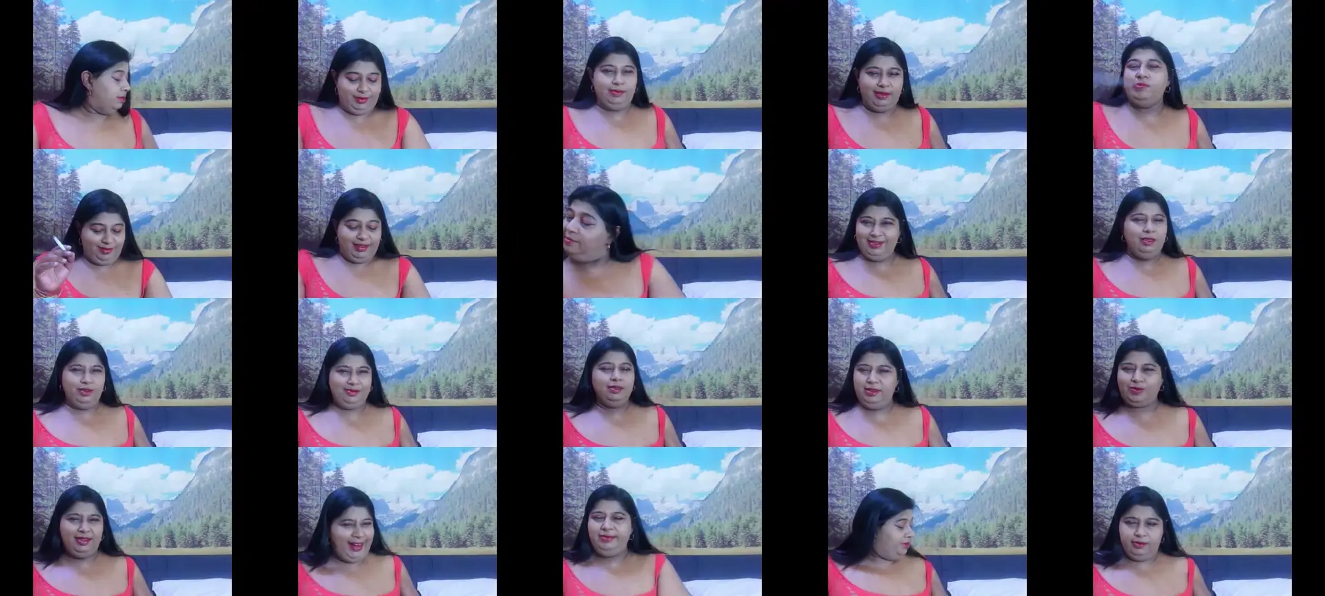 Indianhoney69 photo contact sheet