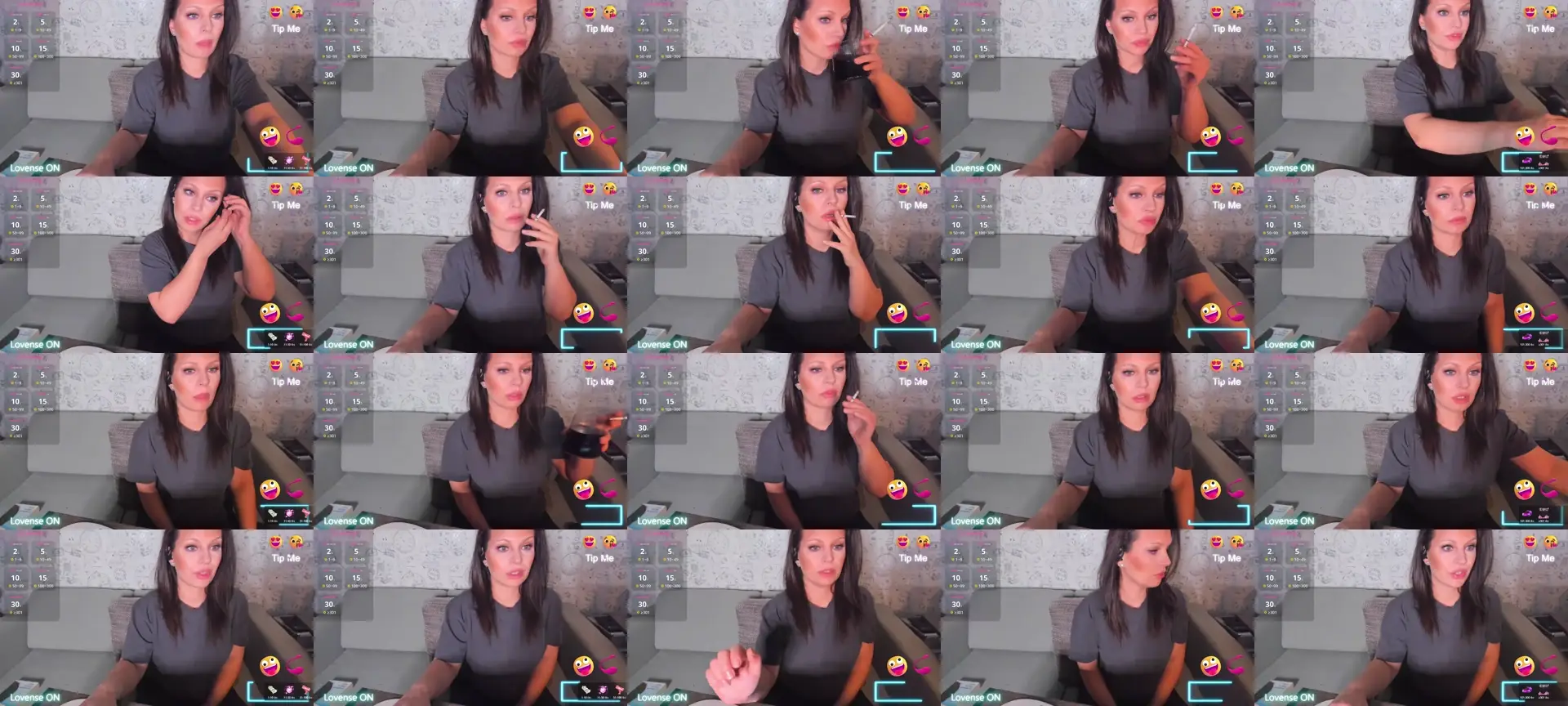 JADEjolie photo contact sheet