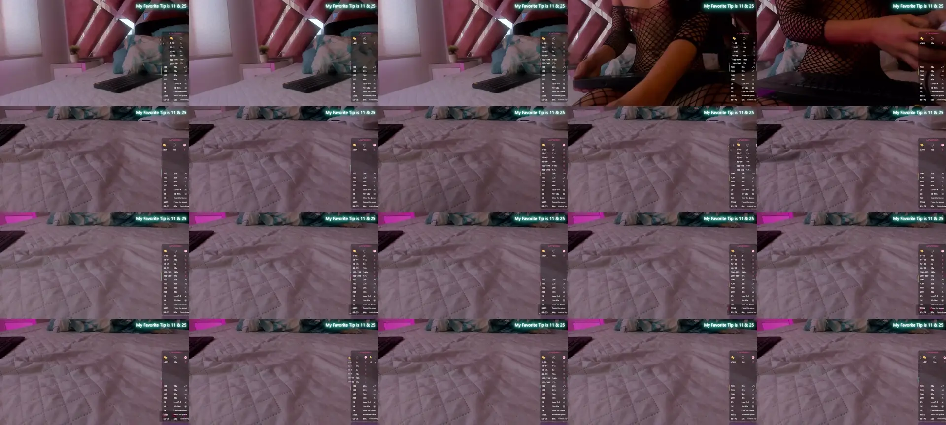 Jasmineblush photo contact sheet