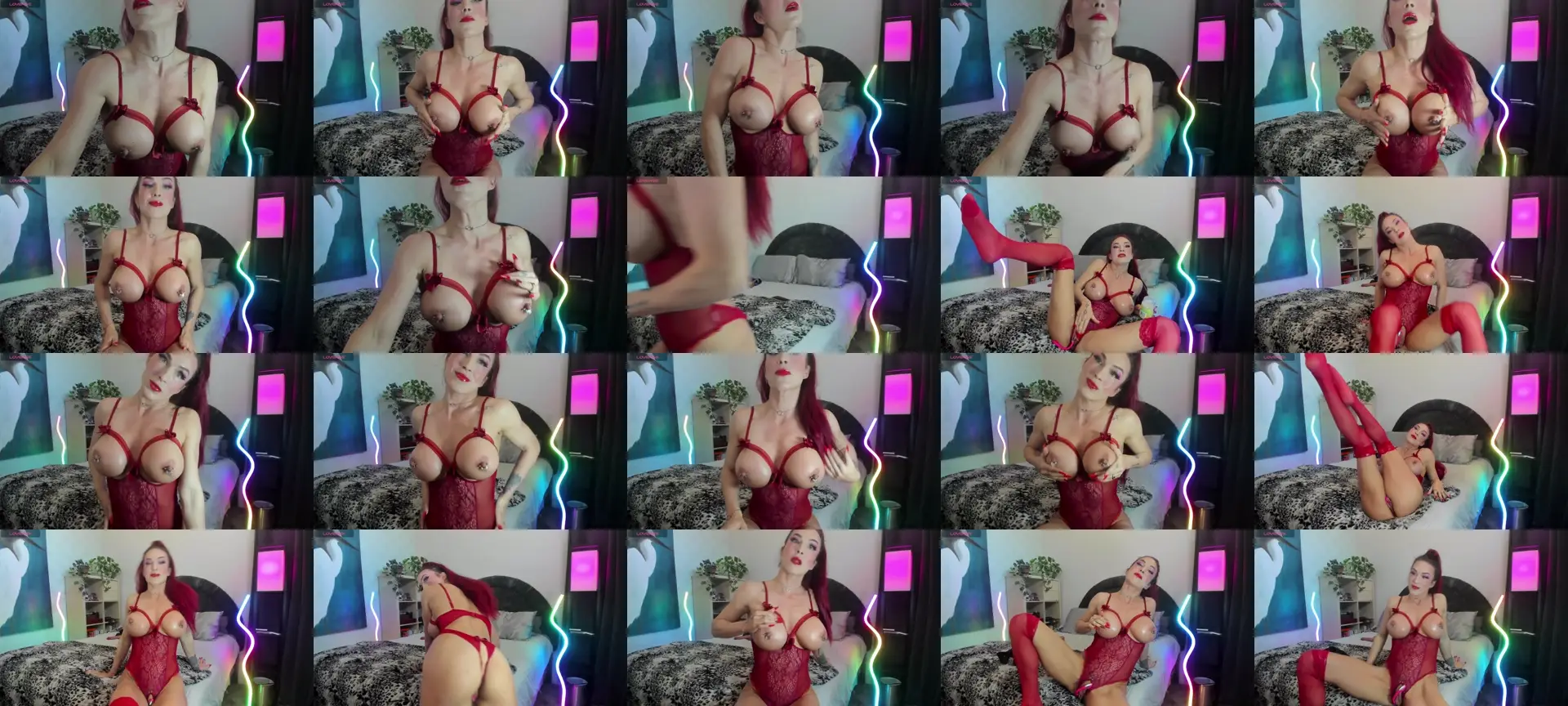 Jennaraexo photo contact sheet