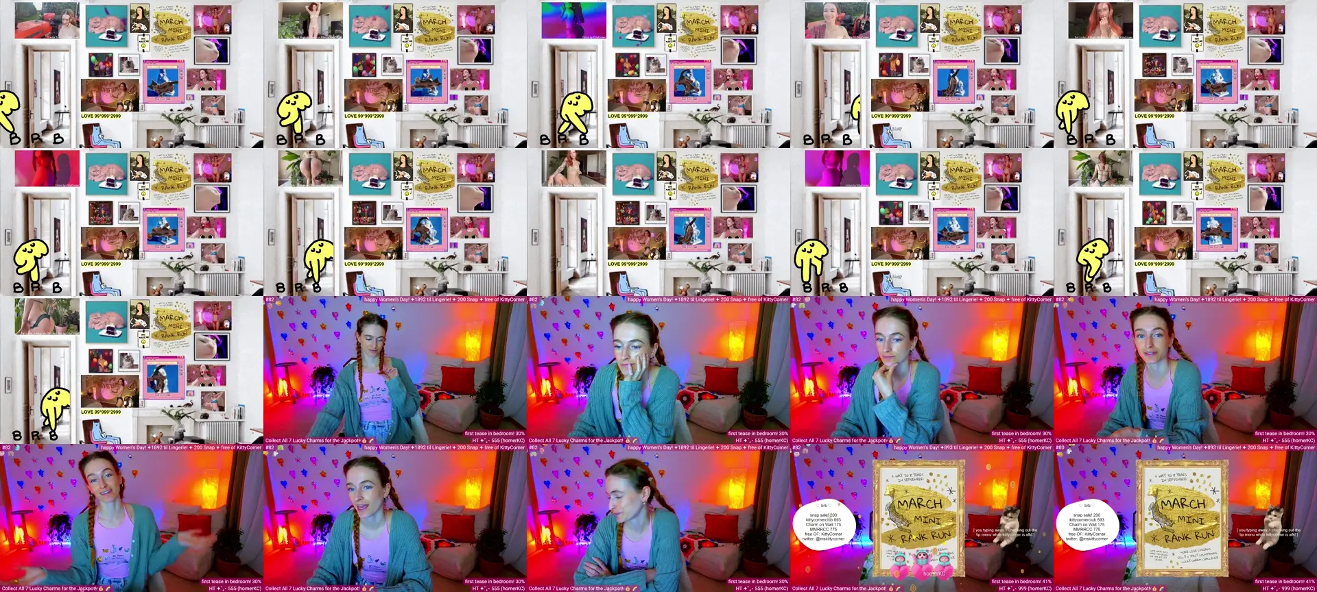 KittyCorner photo contact sheet