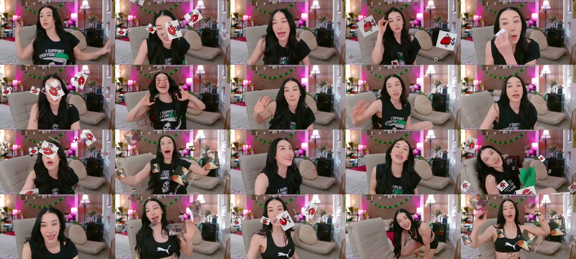 Korra photo contact sheet
