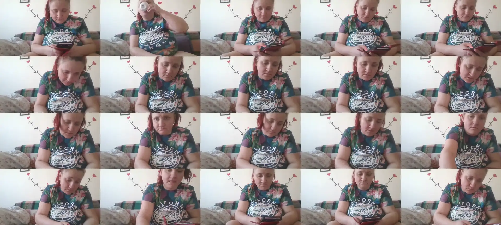 LaraXXX33 photo contact sheet