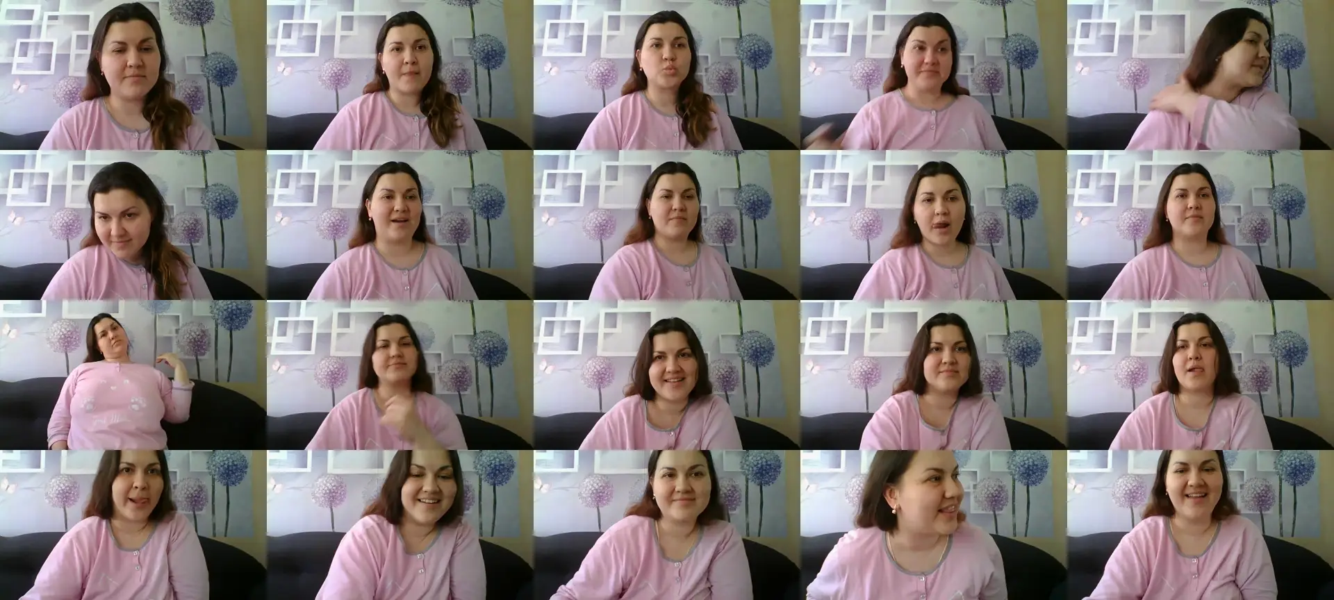 LilySweetie photo contact sheet