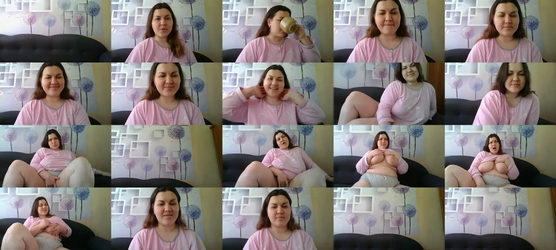 LilySweetie photo contact sheet