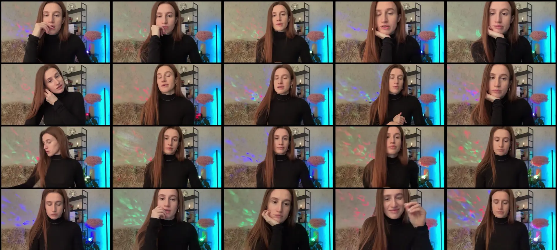 LovelyBvnny photo contact sheet