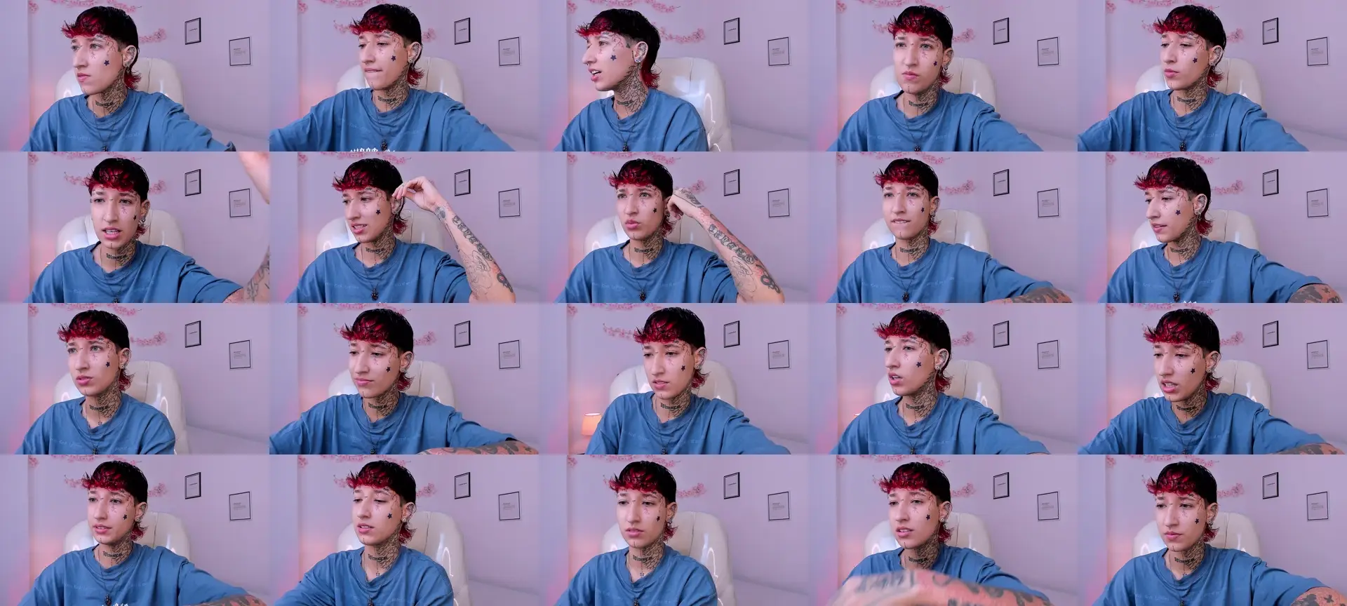 Lucirose photo contact sheet