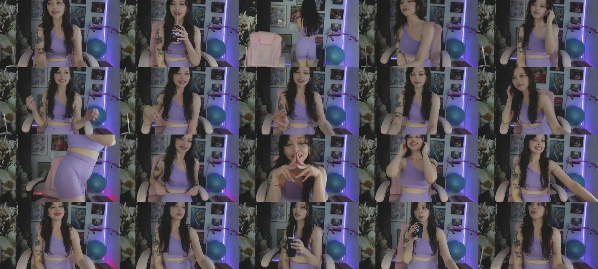 Makiyahbelle photo contact sheet