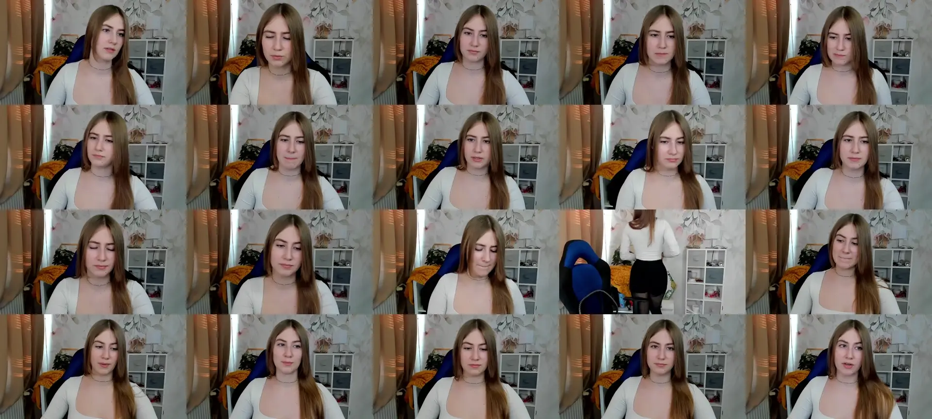 MeganStudent photo contact sheet